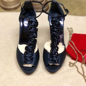 Bakers - Blue high heels.